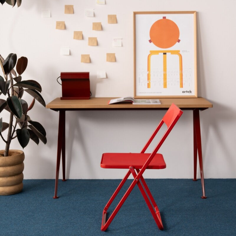 Colorful Plastic‑Steel Folding Chair, 6 Colors Available