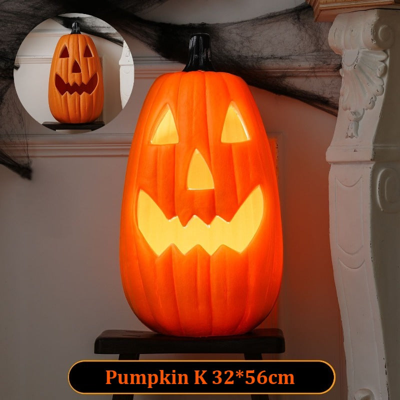 Large Halloween Pumpkin Lantern Decor
