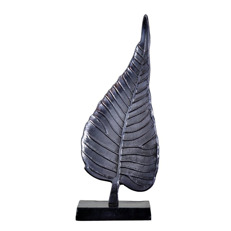 17” Aluminum Bodhi Leaf Decorative Accent - FCHF CITY