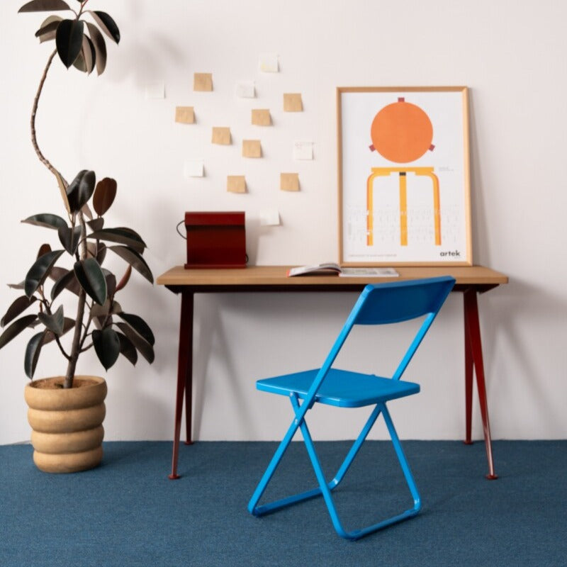 Colorful Plastic‑Steel Folding Chair, 6 Colors Available
