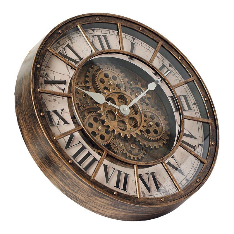 18″ Mechanical Gear Wall Clock - FCHF CITY