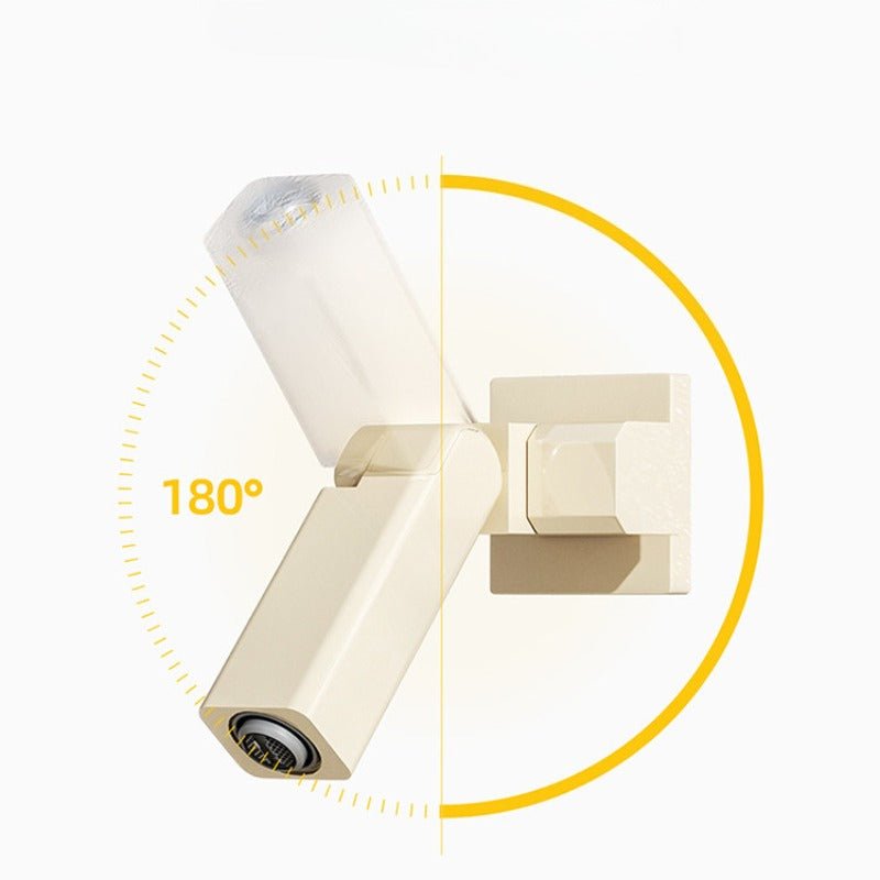 180° Swing Wall‑Mount Faucet with Handheld Sprayer Kit - FCHF CITY
