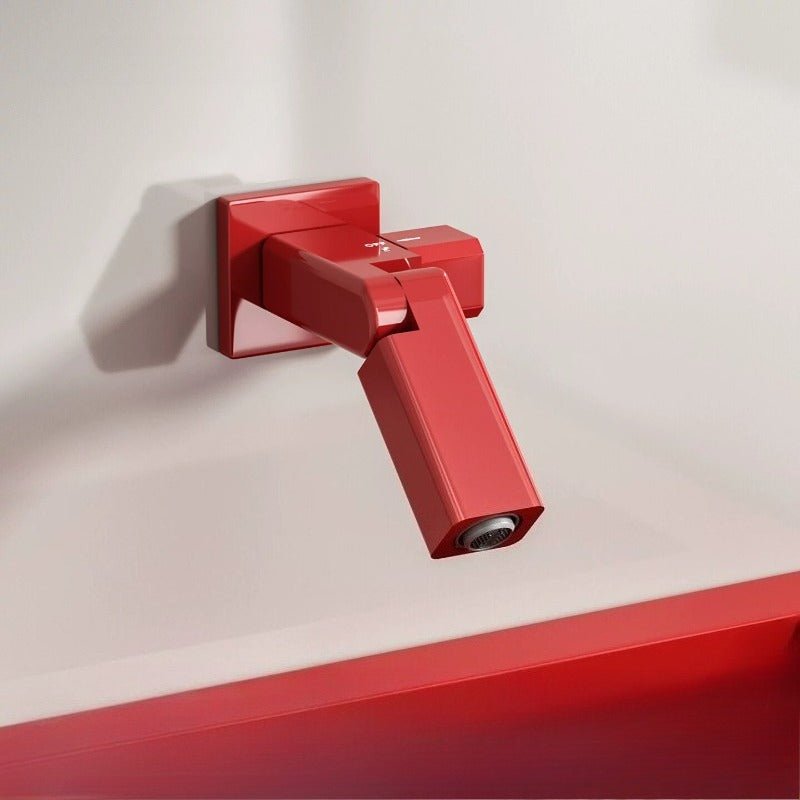 180° Swing Wall‑Mount Faucet with Handheld Sprayer Kit - FCHF CITY