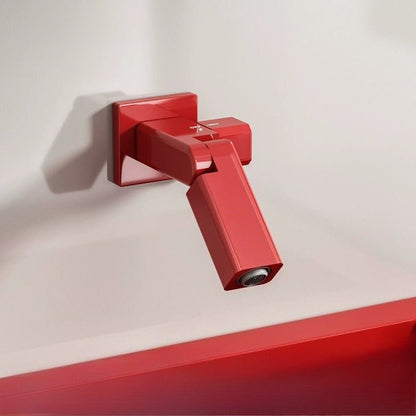 180° Swing Wall‑Mount Faucet with Handheld Sprayer Kit - FCHF CITY