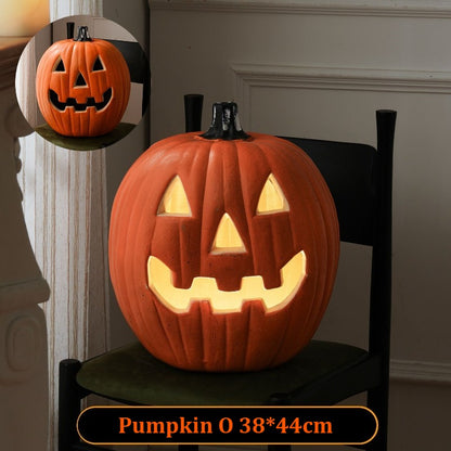 Large Halloween Pumpkin Lantern Decor