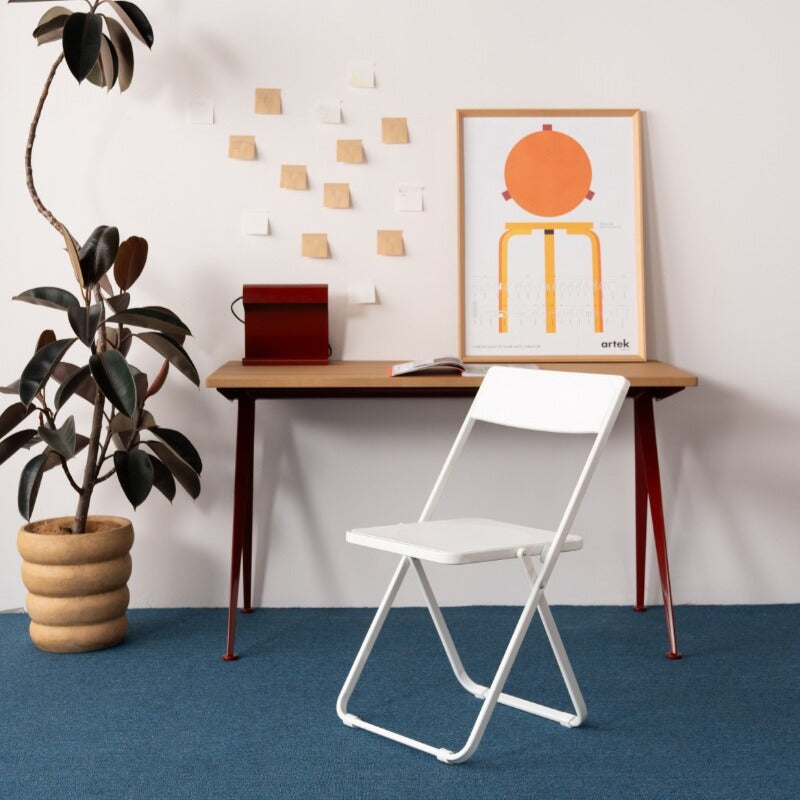 Colorful Plastic‑Steel Folding Chair, 6 Colors Available