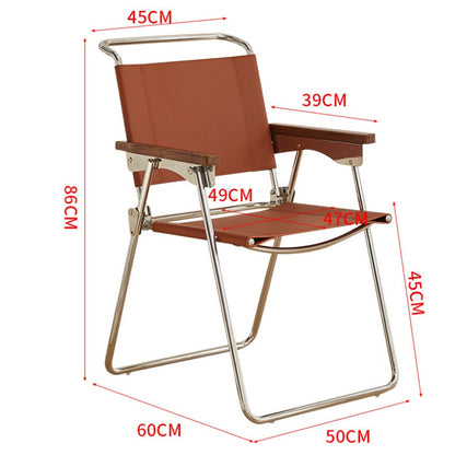 Mid‑Century Folding Lounge Chair for Home &amp; Office
