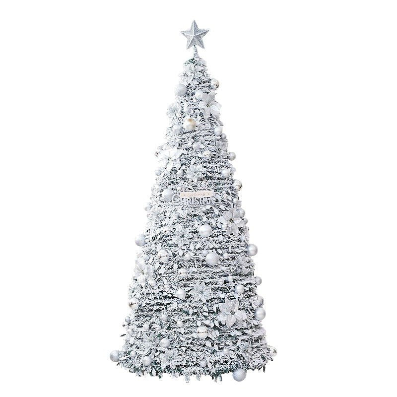1.8m Pop-Up Collapsible Christmas Tree, Portable Holiday Decor Kit - FCHF CITY