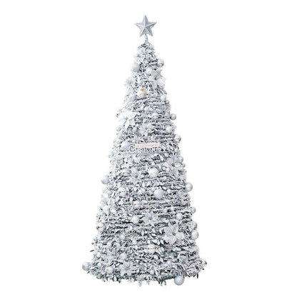 1.8m Pop-Up Collapsible Christmas Tree, Portable Holiday Decor Kit - FCHF CITY