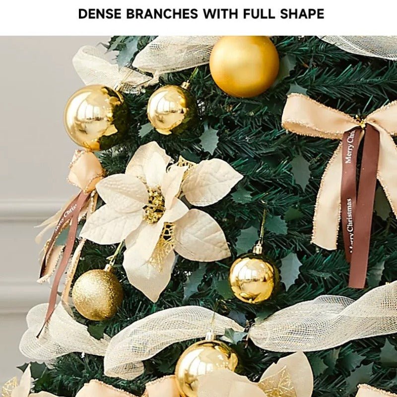 1.8m Pop-Up Collapsible Christmas Tree, Portable Holiday Decor Kit - FCHF CITY
