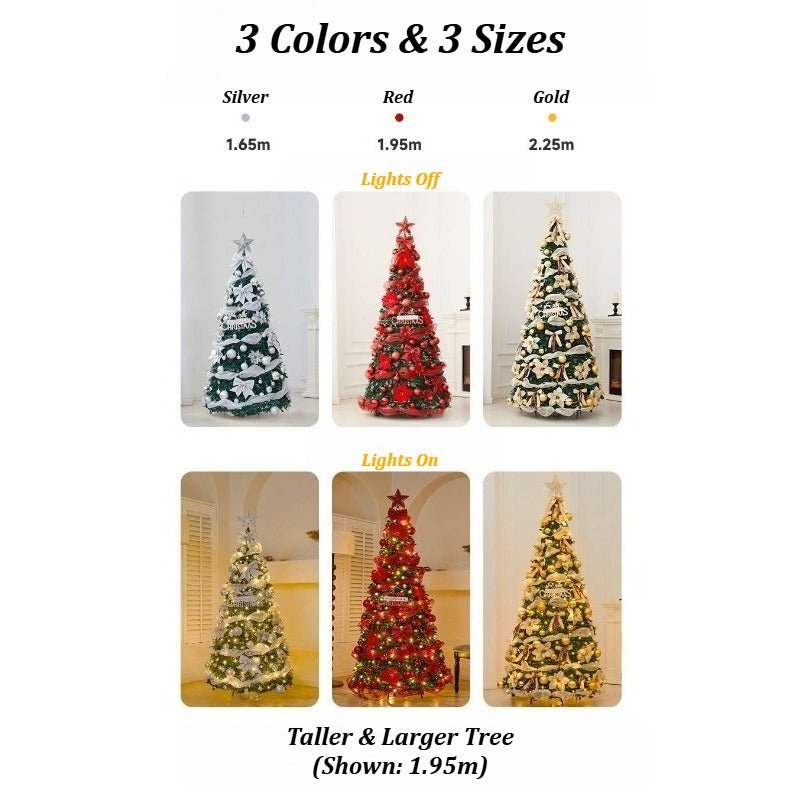 1.8m Pop-Up Collapsible Christmas Tree, Portable Holiday Decor Kit - FCHF CITY