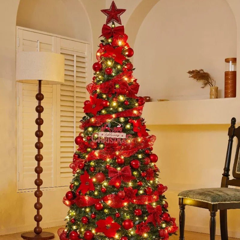 1.8m Pop-Up Collapsible Christmas Tree, Portable Holiday Decor Kit - FCHF CITY