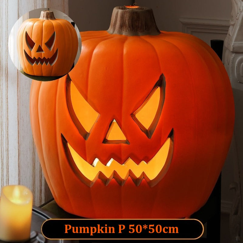 Large Halloween Pumpkin Lantern Decor
