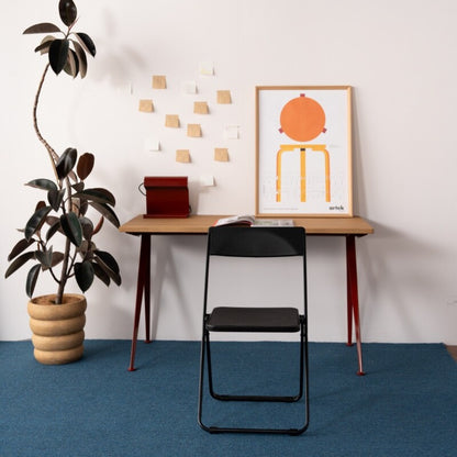 Colorful Plastic‑Steel Folding Chair, 6 Colors Available
