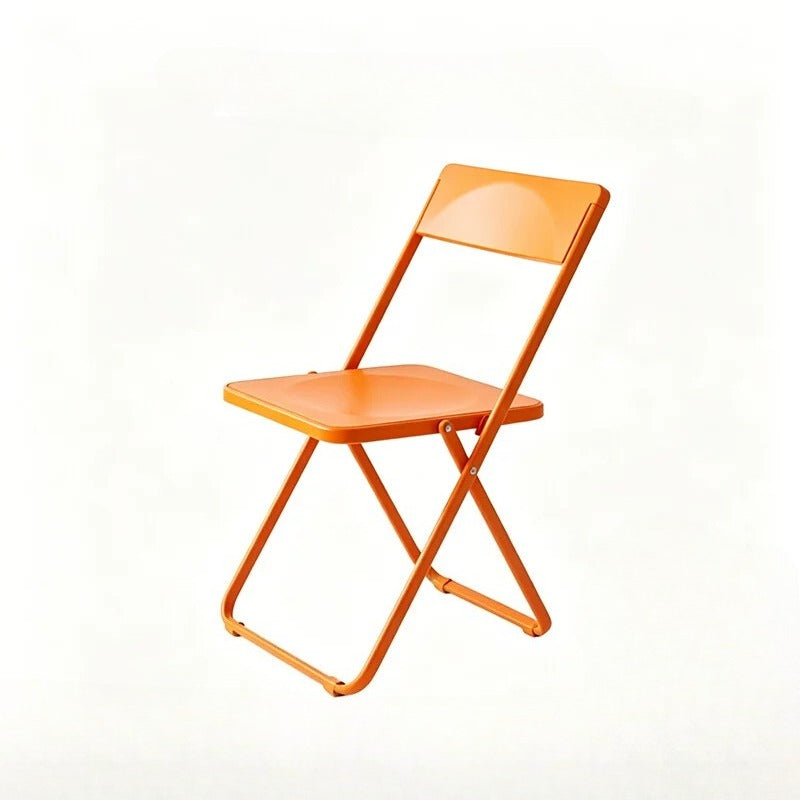 Colorful Plastic‑Steel Folding Chair, 6 Colors Available