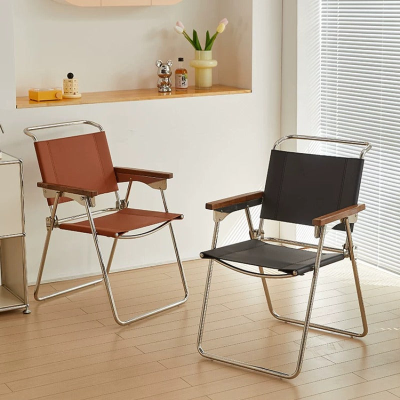 Mid‑Century Folding Lounge Chair for Home &amp; Office