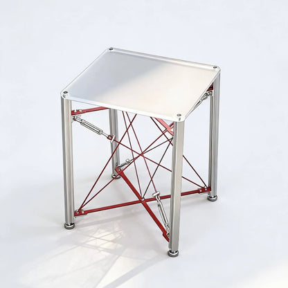 Modern Cable‑Stayed Structure End Table