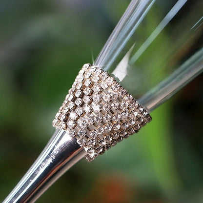 200ml Rhinestone Champagne Flutes Set (Gold / Silver) - FCHF CITY
