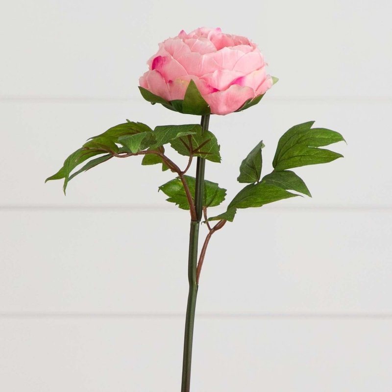 20&quot;Artificial Peony Flower Stems - Set of 3 - FCHF CITY