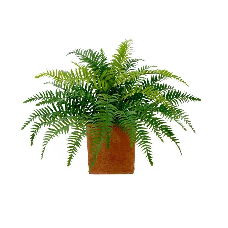 22” Artificial Fern Plant in Decorative Planter - FCHF CITY