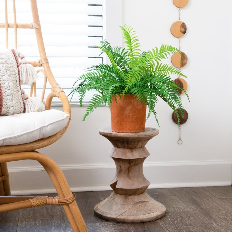 22” Artificial Fern Plant in Decorative Planter - FCHF CITY
