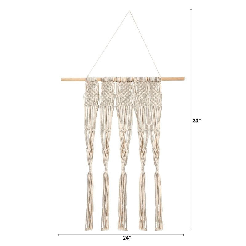 2.5’ x 2’ Hand Woven Macrame Wall Hanging Decor - FCHF CITY