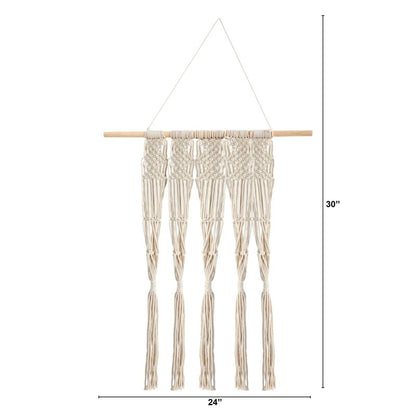 2.5’ x 2’ Hand Woven Macrame Wall Hanging Decor - FCHF CITY