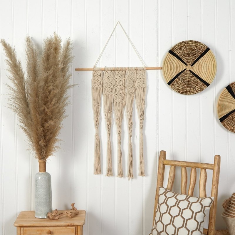 2.5’ x 2’ Hand Woven Macrame Wall Hanging Decor - FCHF CITY