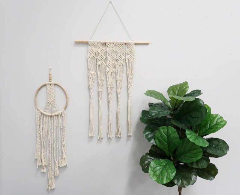 2.5’ x 2’ Hand Woven Macrame Wall Hanging Decor - FCHF CITY