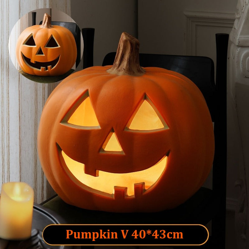 Large Halloween Pumpkin Lantern Decor