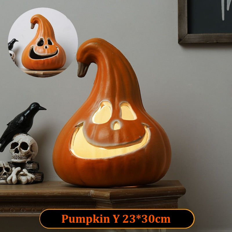Large Halloween Pumpkin Lantern Decor