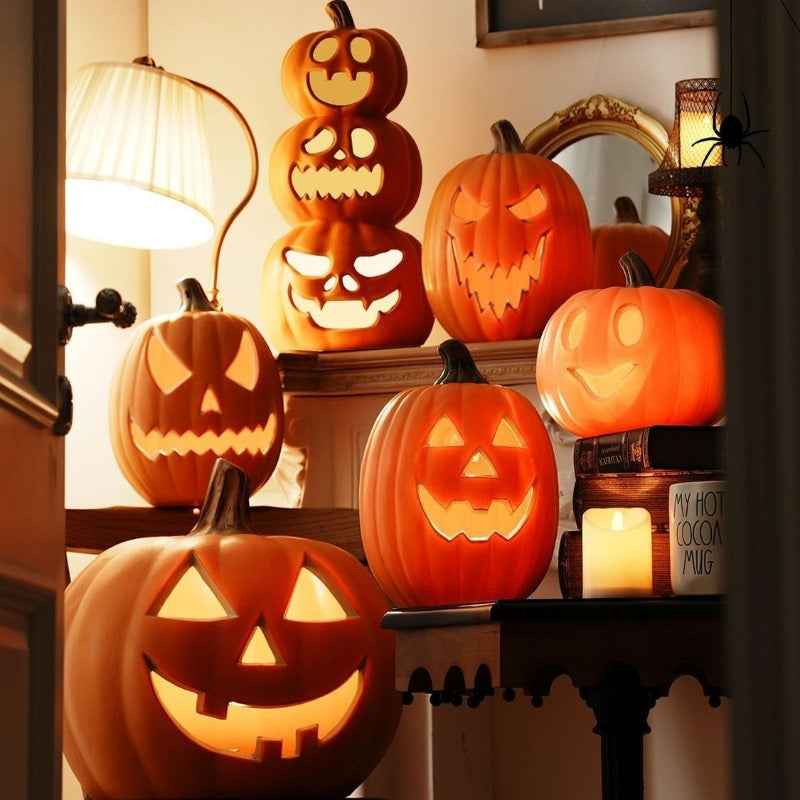 Large Halloween Pumpkin Lantern Decor