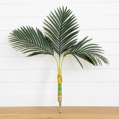 3’ Artificial Golden Cane Palm Tree Without Pot - FCHF CITY