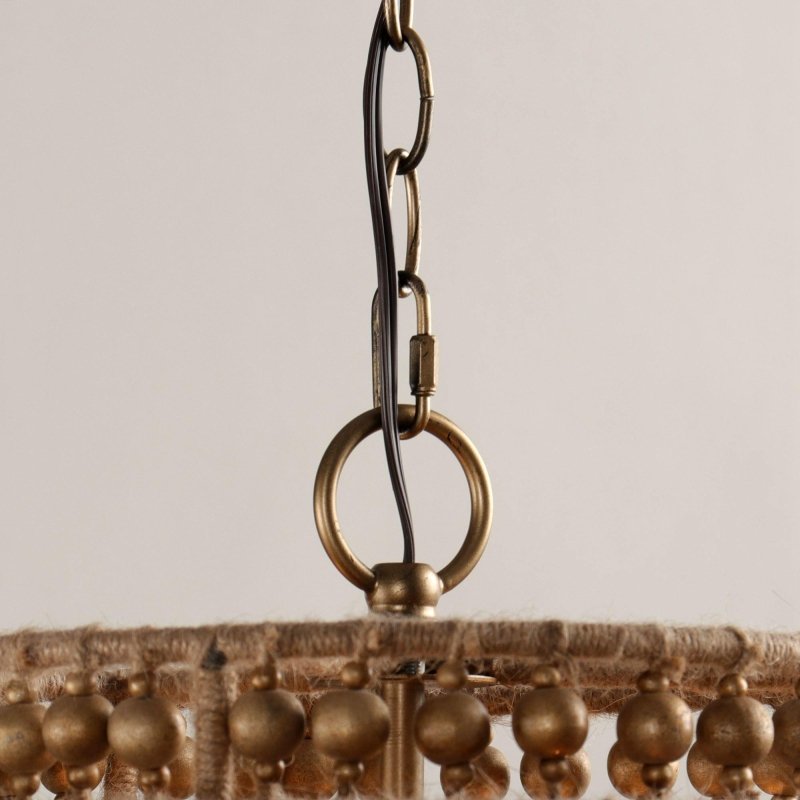 3 - Light Rustic Golden LED Pendant Light - FCHF CITY