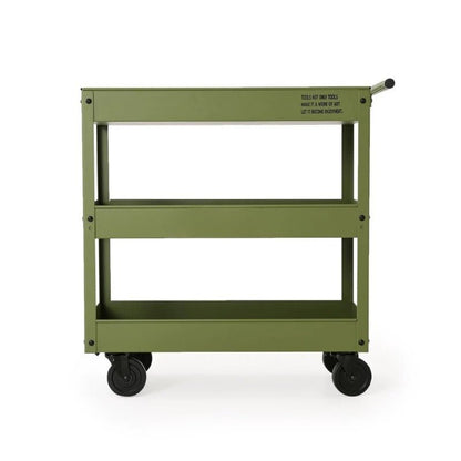 3-Tier Metal Tool Cart - FCHF CITY