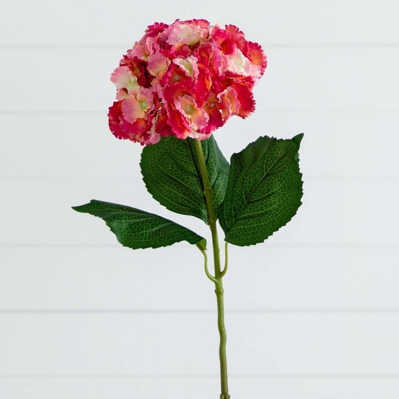 30&quot; Artificial Hydrangea Flower Stems - Set of 3 - FCHF CITY