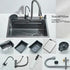 304 Stainless Steel Kitchen Digital Display Faucet Set - FCHF CITY