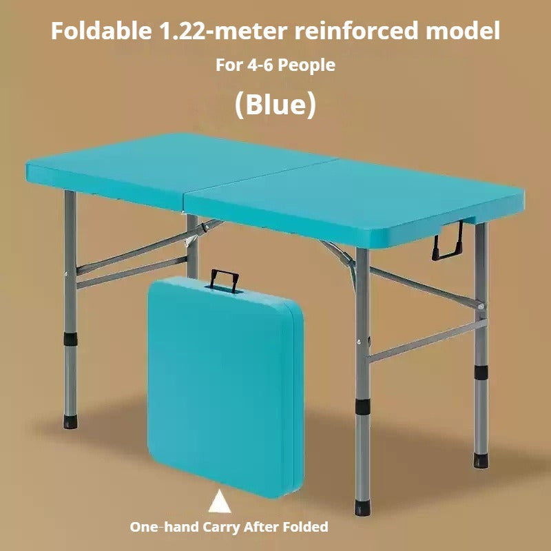 Portable Foldable Dining Table, Heavy‑Duty Height Adjustable Outdoor Table