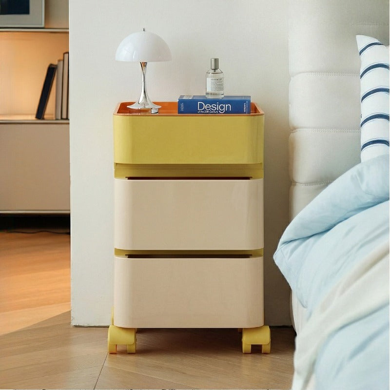 No Odor ABS Rolling Storage Chest with 4 Drawers
