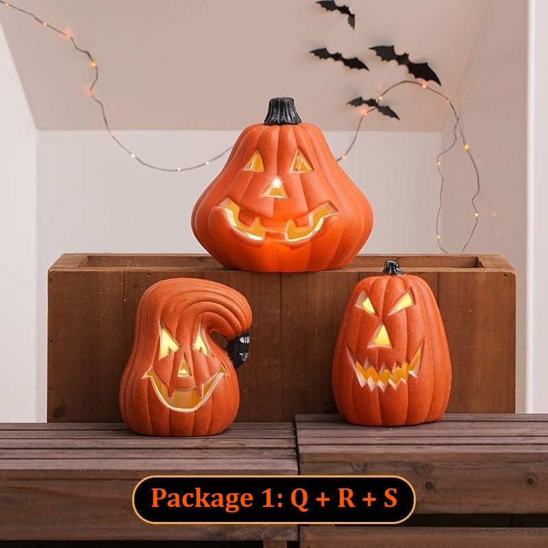 Large Halloween Pumpkin Lantern Decor