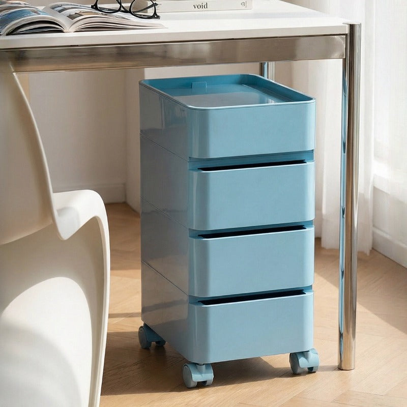 No Odor ABS Rolling Storage Chest with 4 Drawers