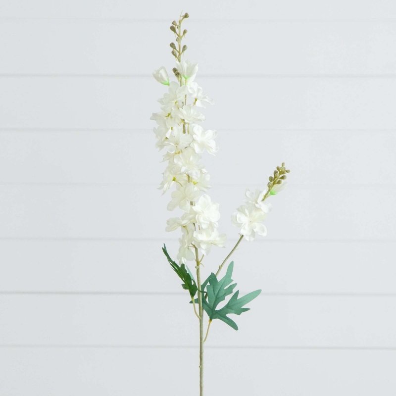 33&quot; Artificial Delphinium Flower Stems - Set of 3 - FCHF CITY