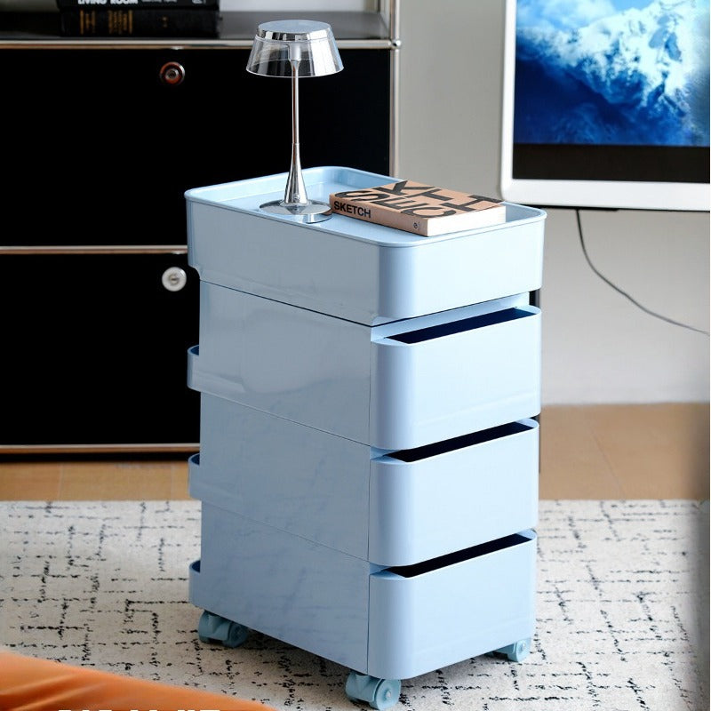 No Odor ABS Rolling Storage Chest with 4 Drawers