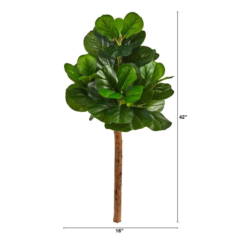 3.5’ Artificial Fiddle Leaf Tree (No Pot) - FCHF CITY