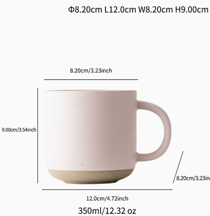 350ML Large Capacity Ceramic Coffee Mug - FCHF CITY