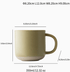 350ML Large Capacity Ceramic Coffee Mug - FCHF CITY