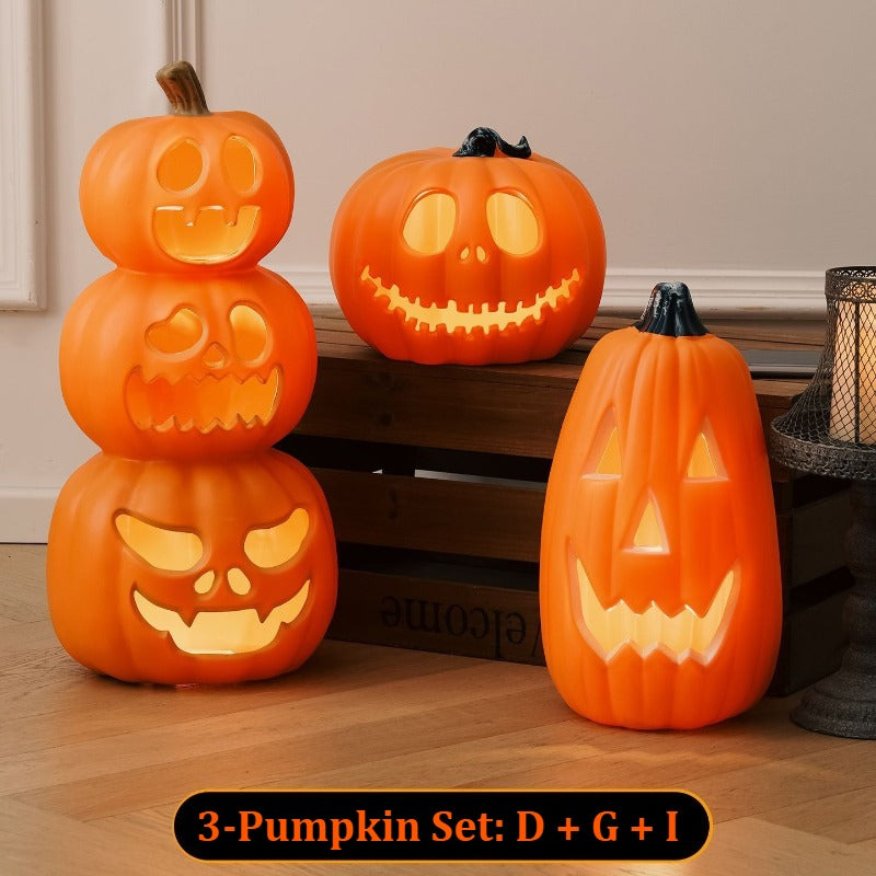Large Halloween Pumpkin Lantern Decor