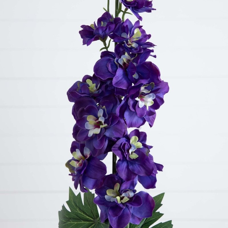 39" Artificial Delphinium Flower Stems - Set of 3 - FCHF CITY