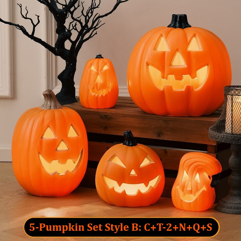 Large Halloween Pumpkin Lantern Decor