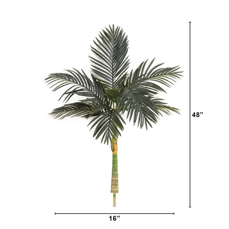 4’ Artificial Golden Cane Palm Tree Without Pot - FCHF CITY
